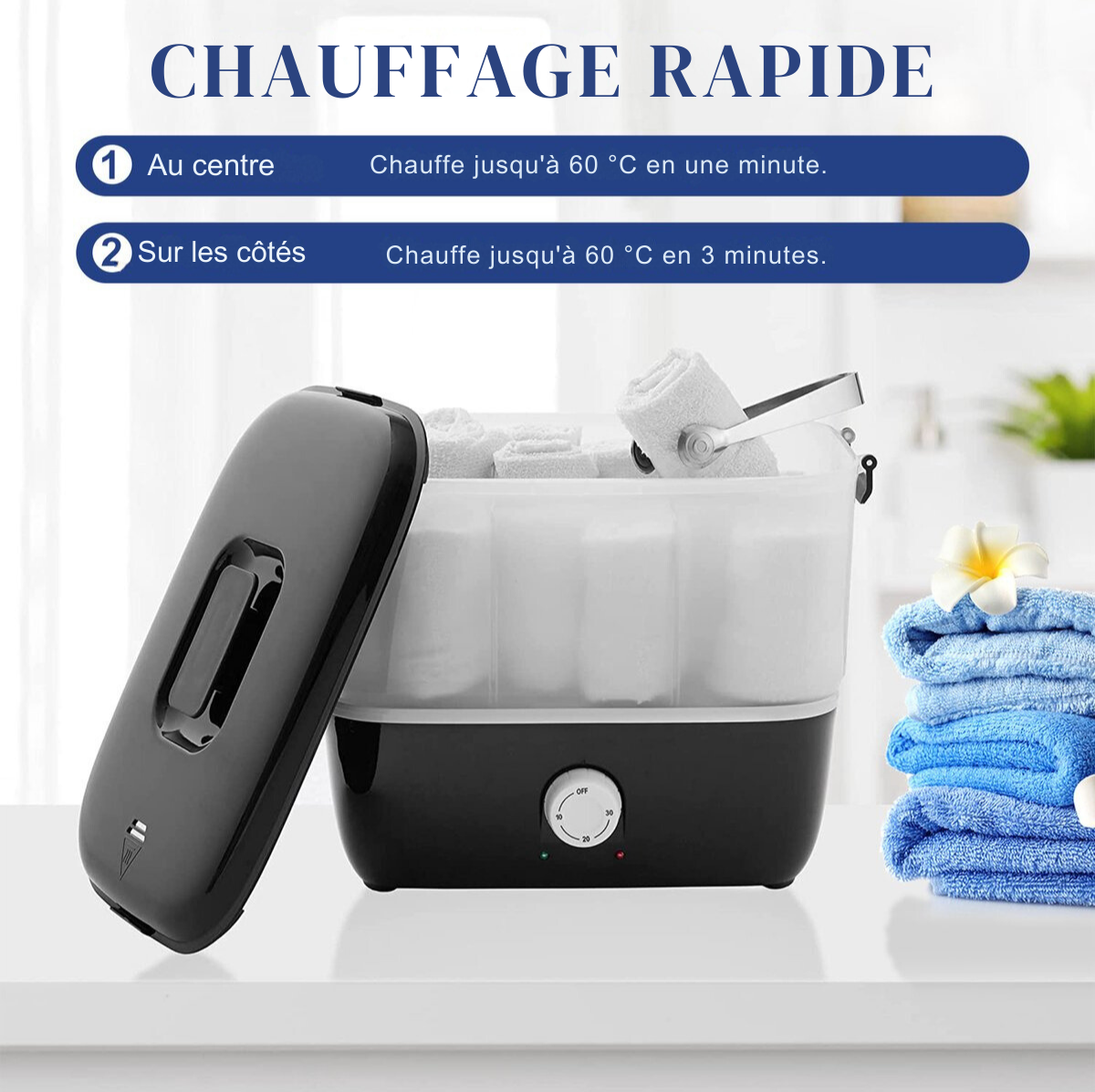 Chauffe-Serviettes Thermal Luxe en utilisation